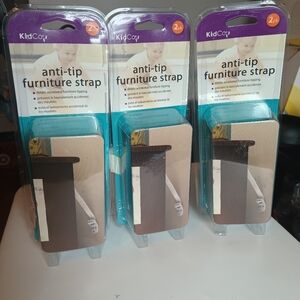 KidCo Anti-Tip Furniture Straps - TV & Furniture Straps for Child Safety, 2 Pack